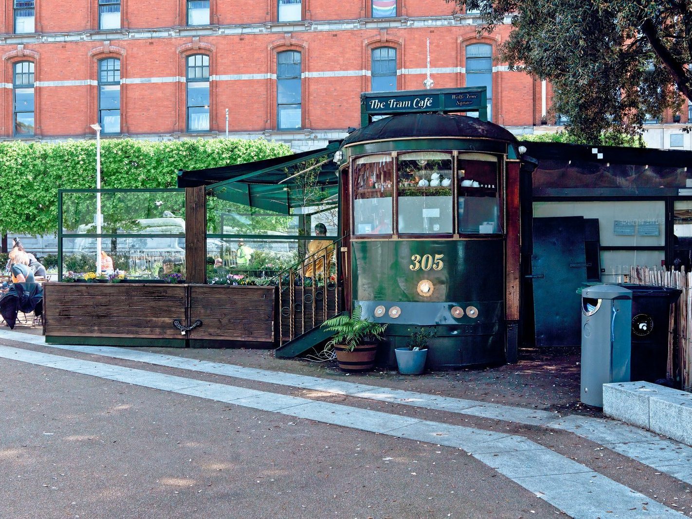 FEATURING TRAM 305 WHICH IS NOW A POPULAR CAFE 008