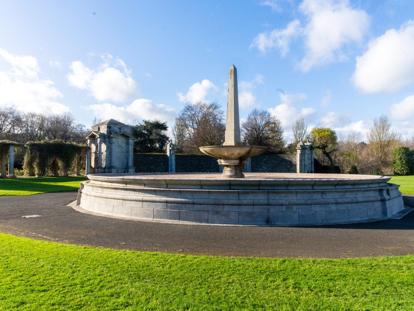 TODAY I VISITED THE IRISH NATIONAL WAR MEMORIAL GARDENS [ON THE SOUTH BANK OF THE RIVER LIFFEY]-223122-1