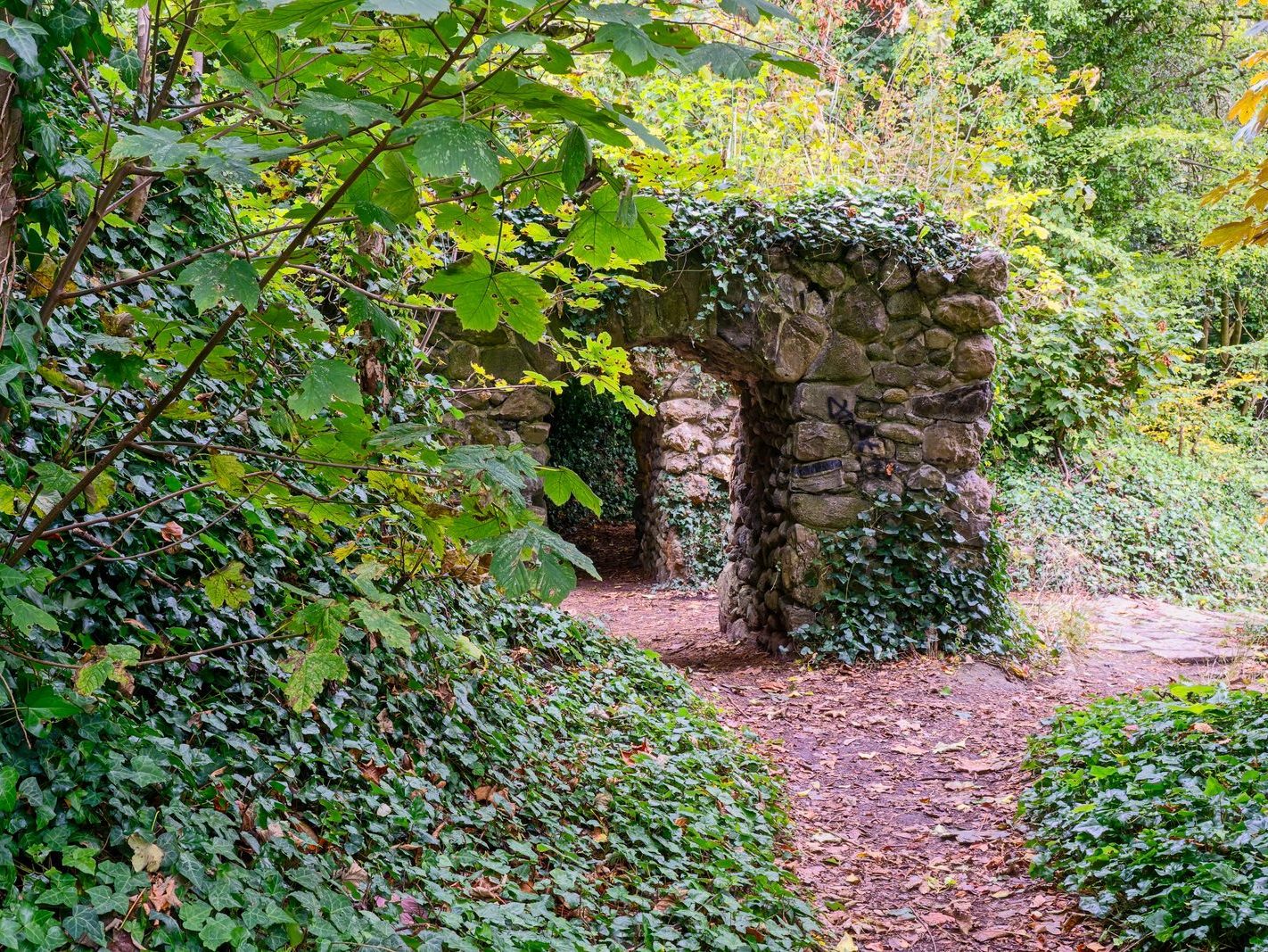 THE RUSTIC ARCHED GROTTO [ST ANNE'S PARK]-241973-1