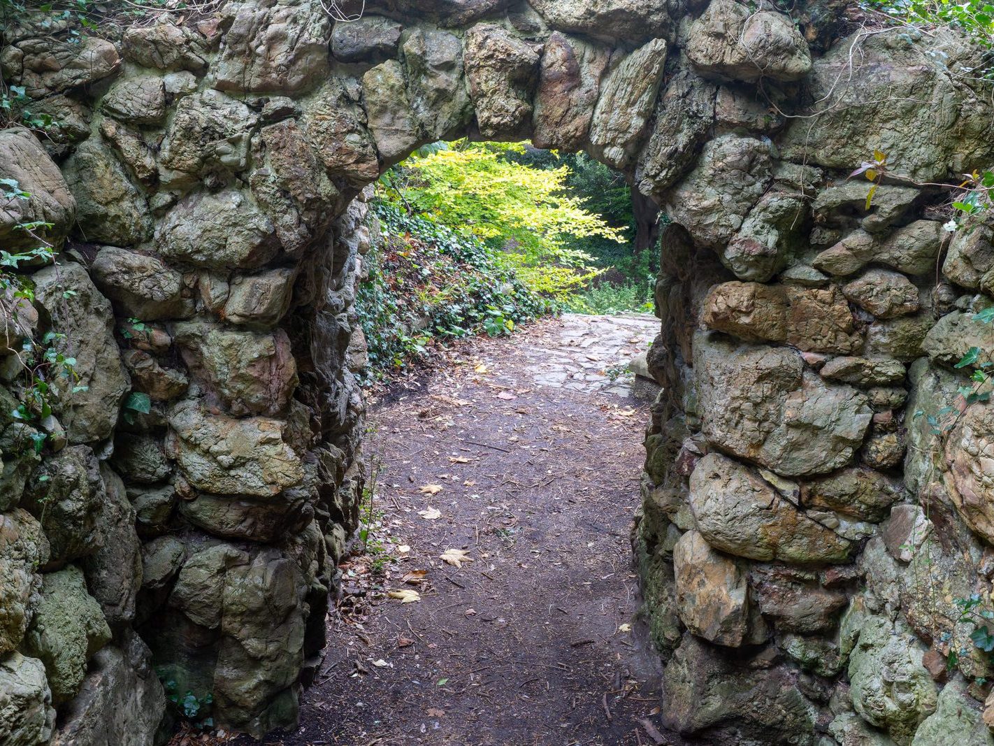 THE RUSTIC ARCHED GROTTO [ST ANNE'S PARK]-241976-1