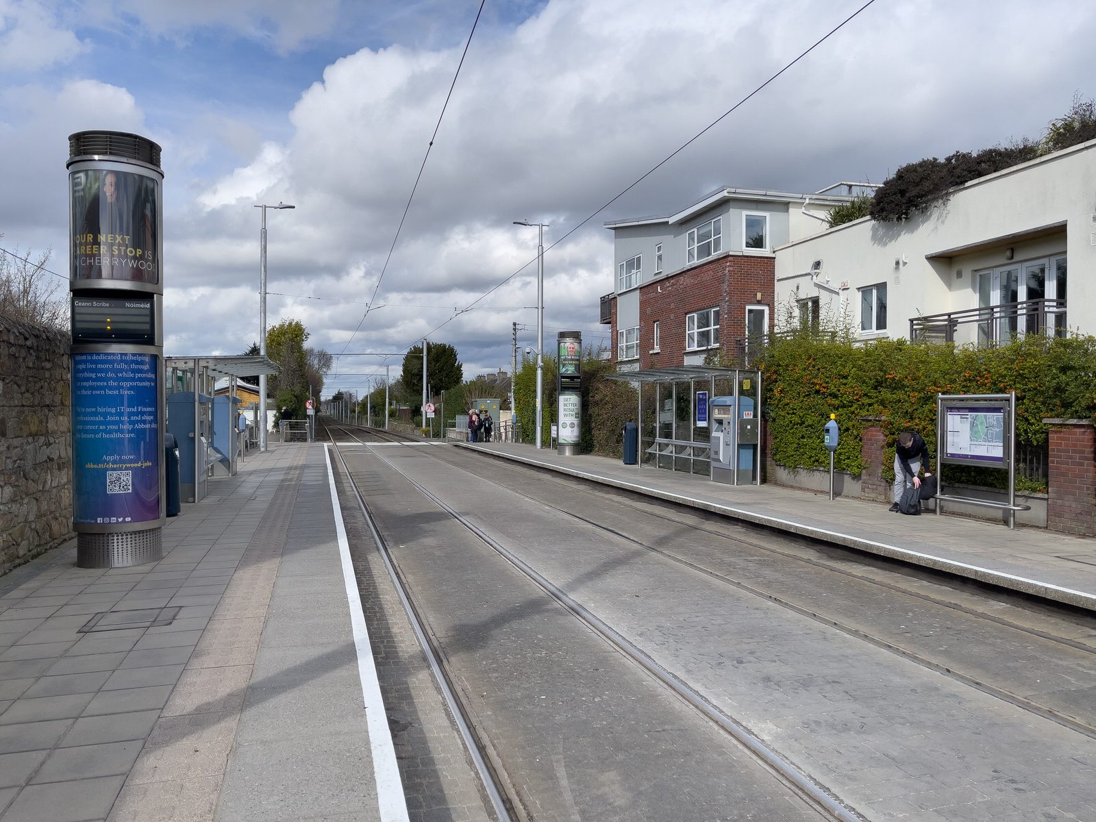 THE LUAS TRAM STOP AT WINDY ARBOUR AND THE IMMEDIATE AREA 034