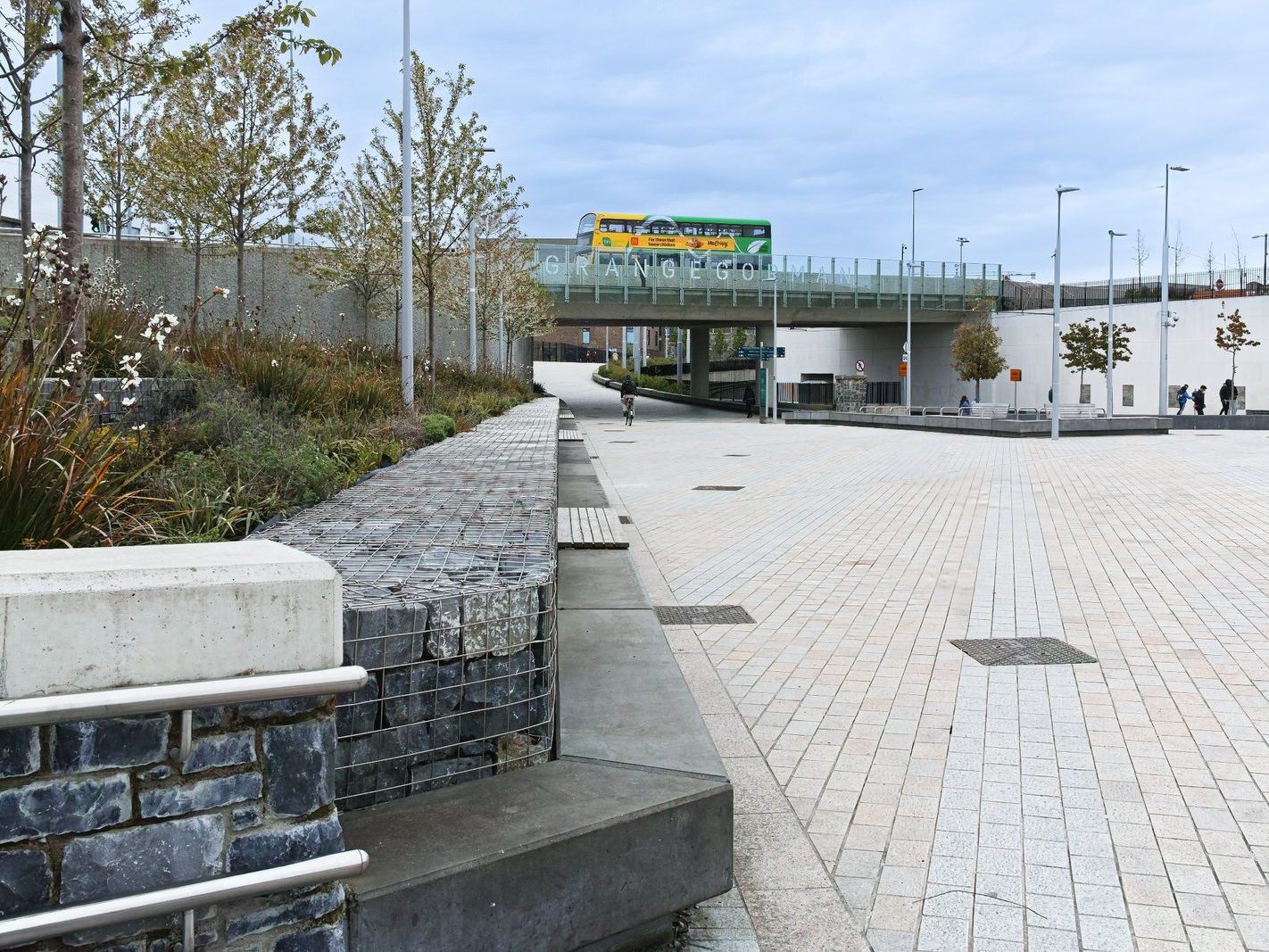 LUAS TRAM STOP AT BROADSTONE AND THE ENTRANCE TO GRANGEGORMAN UNIVERSITY CAMPUS 017