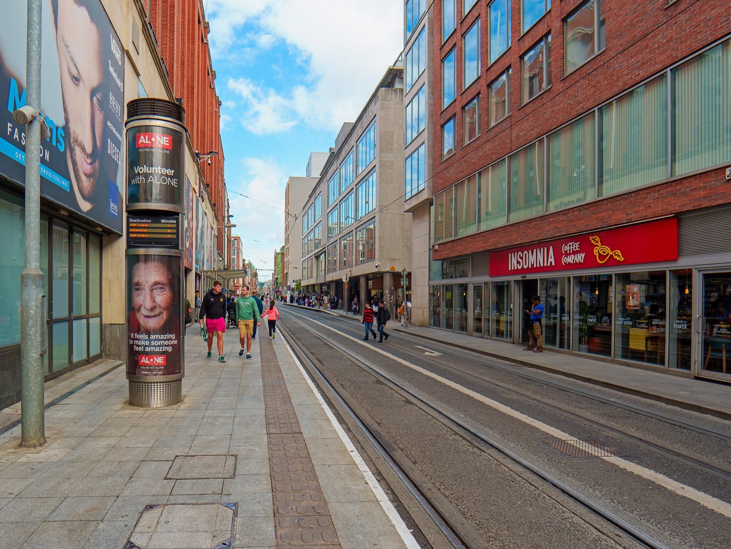 THE LUAS TRAM STOP [KNOWN AS JERVIS EVEN THOUGH IT IS ON UPPER ABBEY STREET] 008