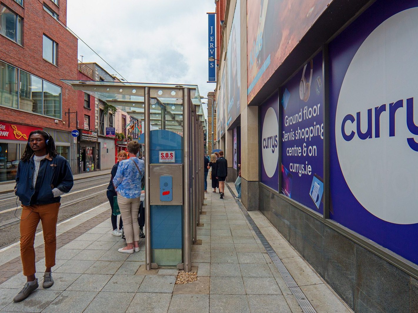THE LUAS TRAM STOP [KNOWN AS JERVIS EVEN THOUGH IT IS ON UPPER ABBEY STREET] 002