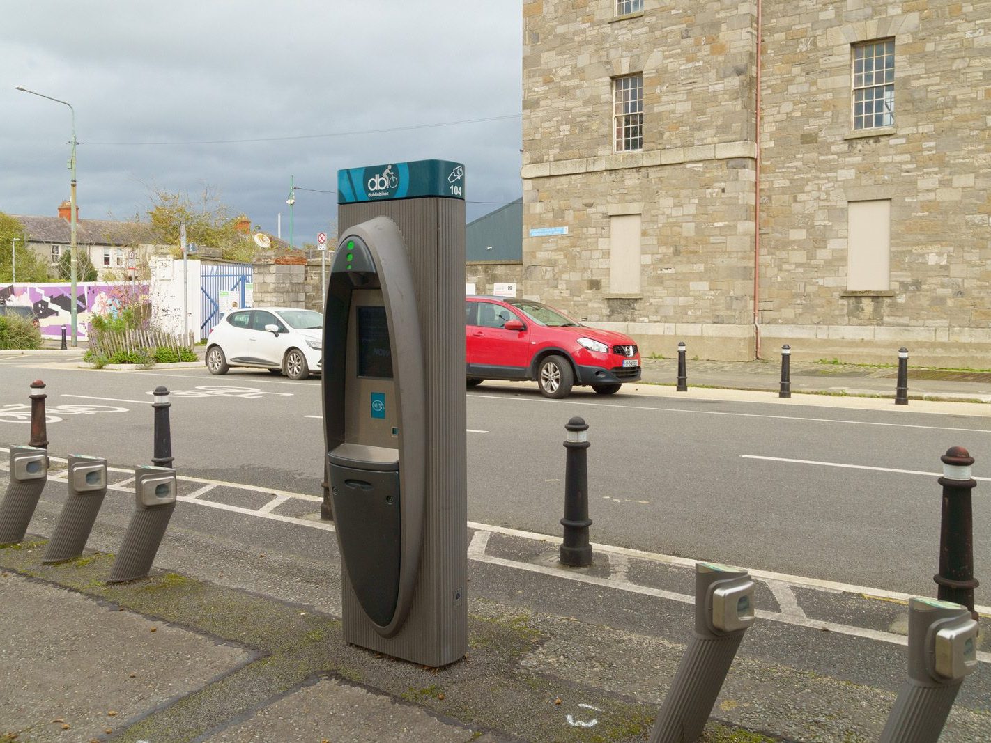 DUBLINBIKES DOCKING STATIONS AT GRANGEGORMAN [THERE ARE IN FACT THREE 103 104 AND 105] 010