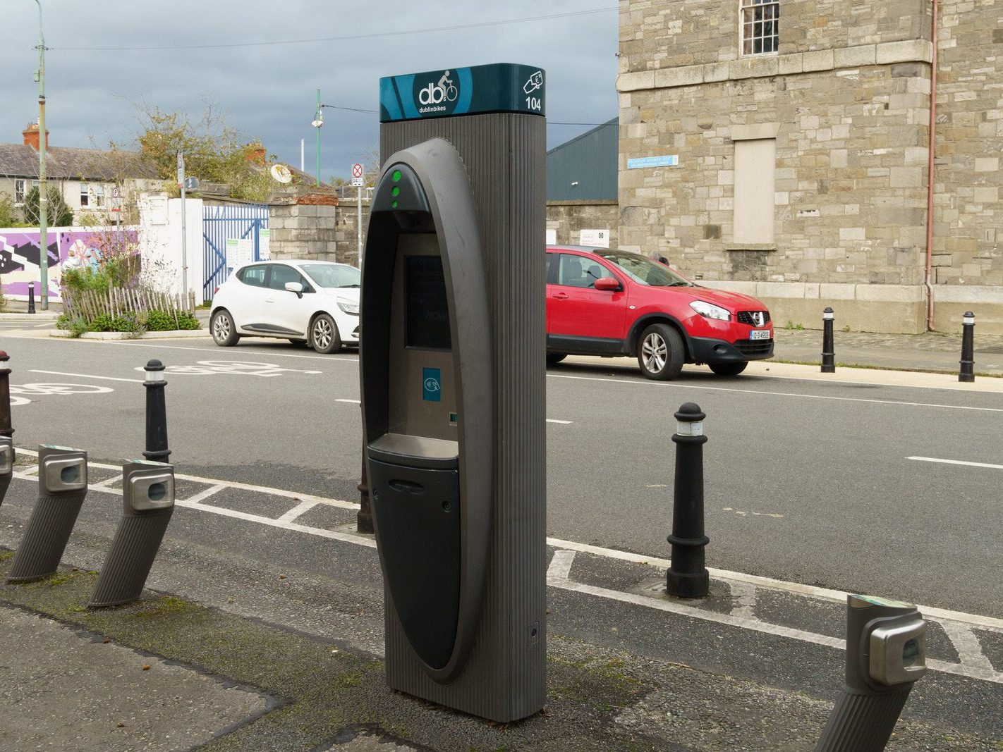 DUBLINBIKES DOCKING STATIONS AT GRANGEGORMAN [THERE ARE IN FACT THREE 103 104 AND 105] 009