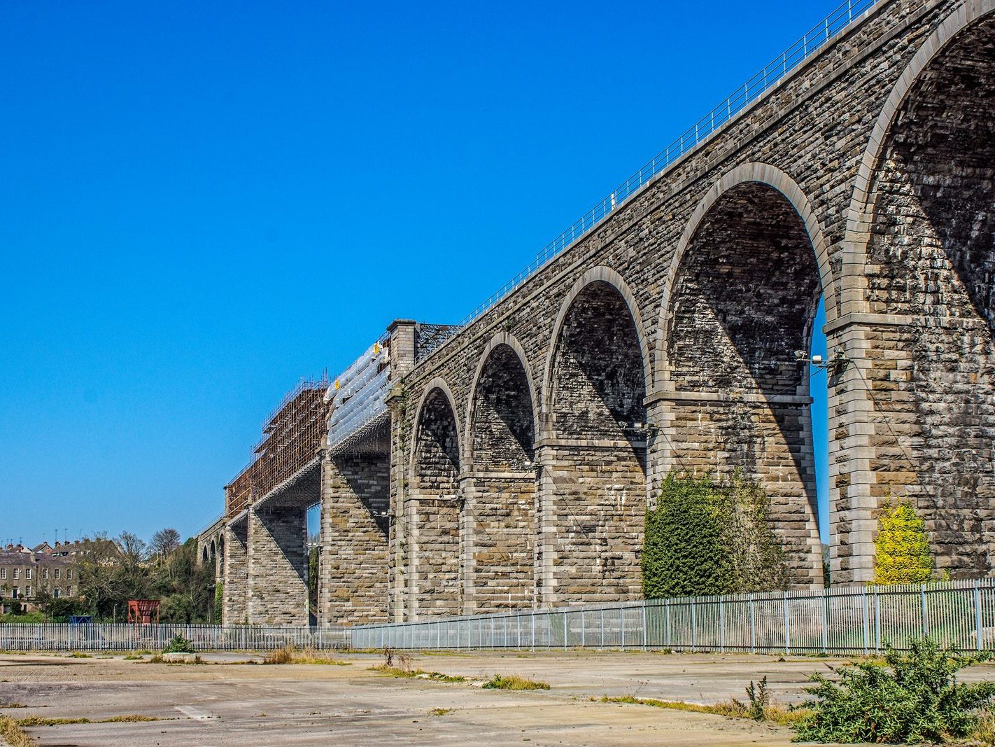 THE BOYNE VIADUCT AS IT WAS IN 2012 [RESTORATION WORK WAS UNDERWAY AT THE TIME]-224195-1