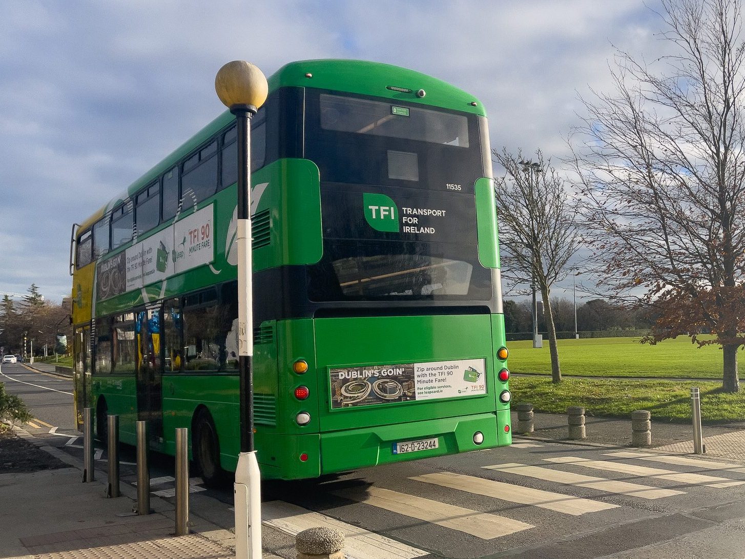 MY FIRST DAY WITHOUT THE 17 BUS SERVICE [WALK FROM S4 BUS STOP IN UCD TO ROEBUCK ROAD]-225560-1