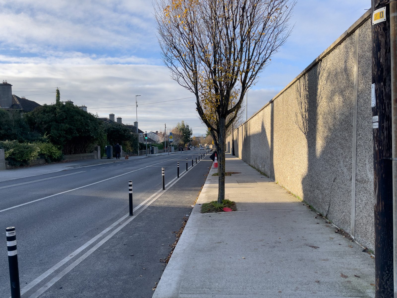 MY FIRST DAY WITHOUT THE 17 BUS SERVICE [WALK FROM S4 BUS STOP IN UCD TO ROEBUCK ROAD]-225592-1