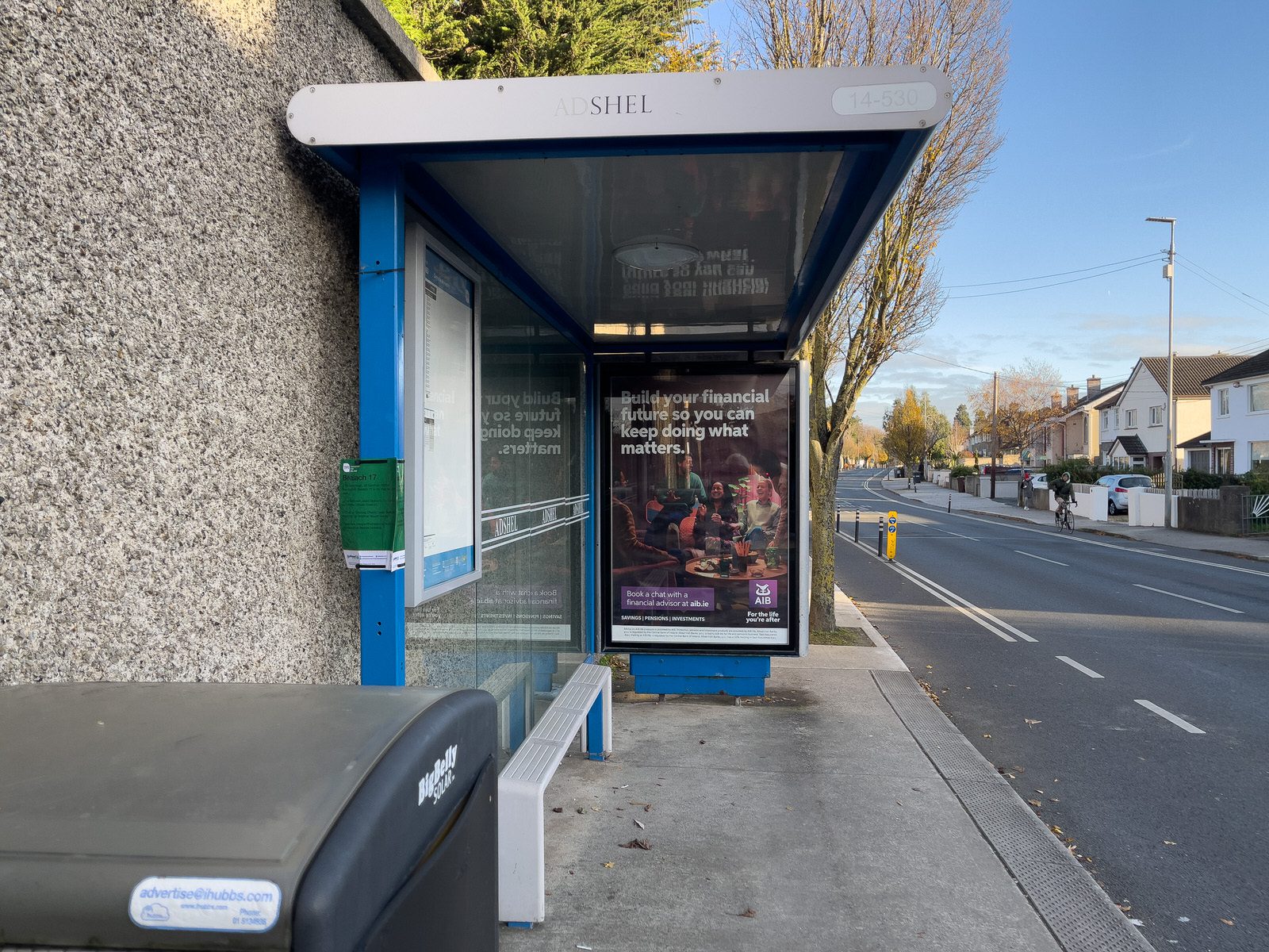 MY FIRST DAY WITHOUT THE 17 BUS SERVICE [WALK FROM S4 BUS STOP IN UCD TO ROEBUCK ROAD]-225600-1