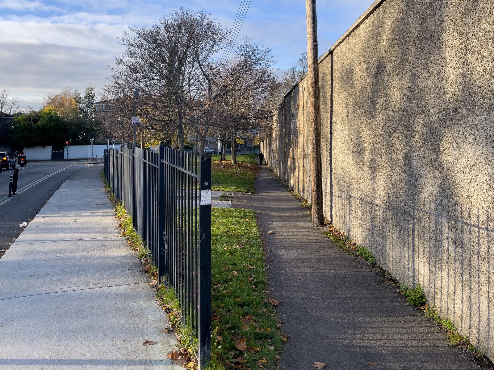 MY FIRST DAY WITHOUT THE 17 BUS SERVICE [WALK FROM S4 BUS STOP IN UCD TO ROEBUCK ROAD]-225601-1