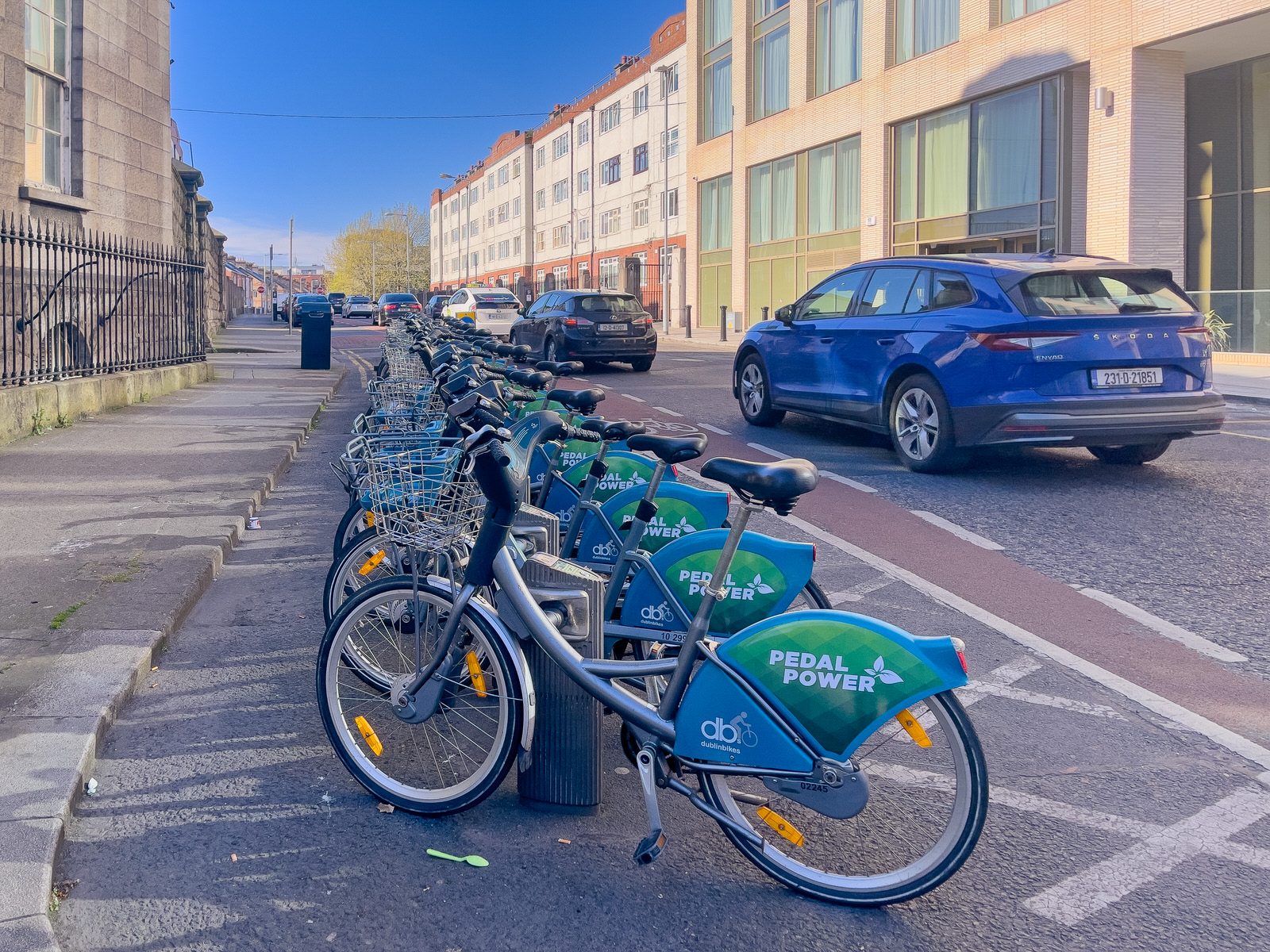 REBRANDED DUBLINBIKES BIKES [PEDAL POWER AT THE FOUR COURTS TRAM STOP]-231787-1