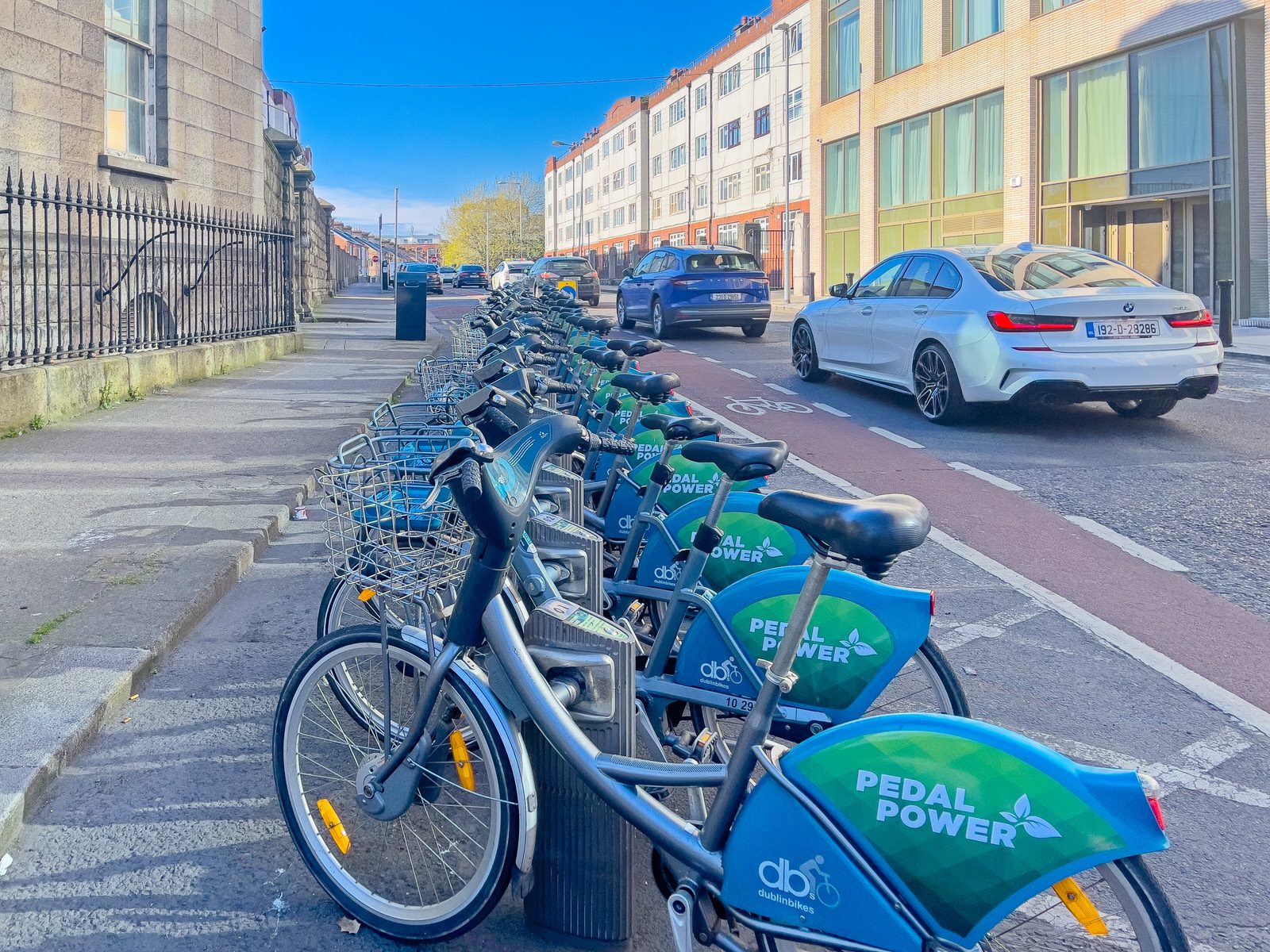 REBRANDED DUBLINBIKES BIKES [PEDAL POWER AT THE FOUR COURTS TRAM STOP]-231788-1