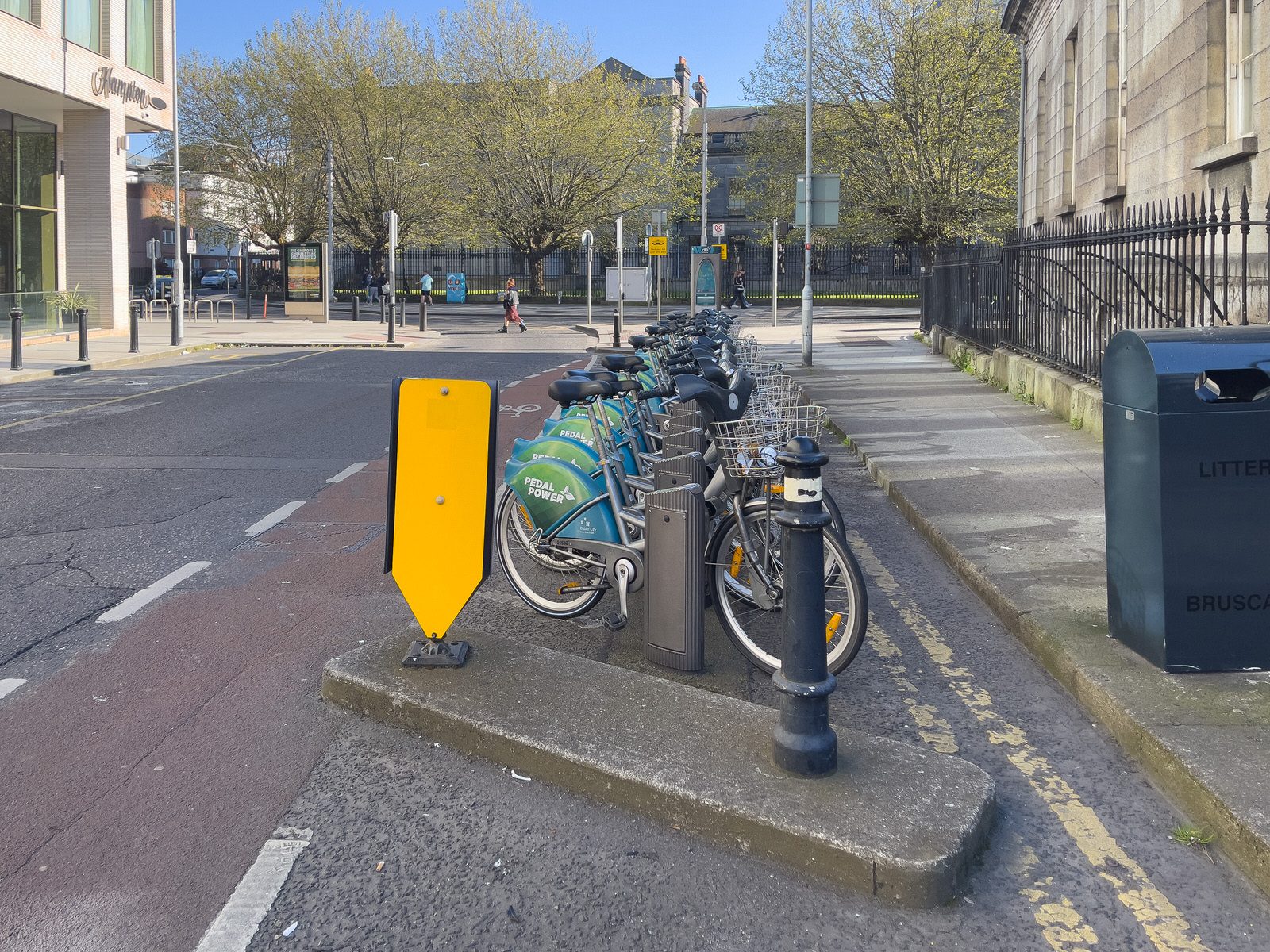 REBRANDED DUBLINBIKES BIKES [PEDAL POWER AT THE FOUR COURTS TRAM STOP]-231789-1