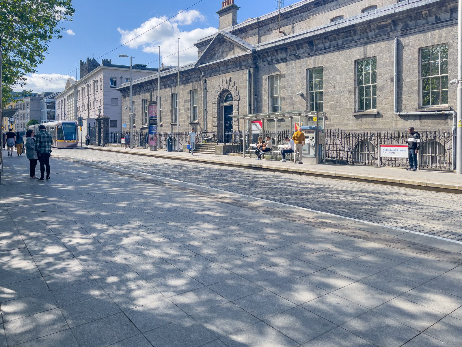 THE LUAS FOUR COURTS TRAM STOP [THERE IS MUCH TO BE SEEN HERE]-234098-1