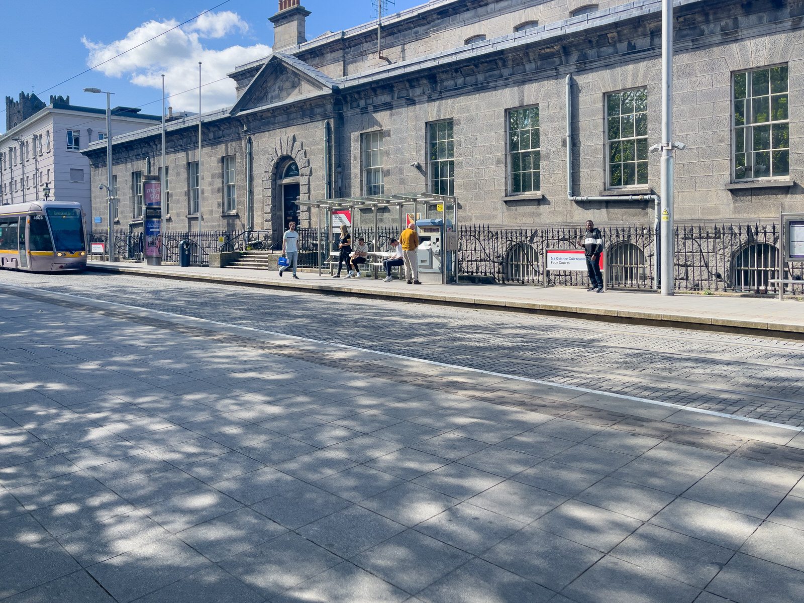 THE LUAS FOUR COURTS TRAM STOP [THERE IS MUCH TO BE SEEN HERE]-234099-1