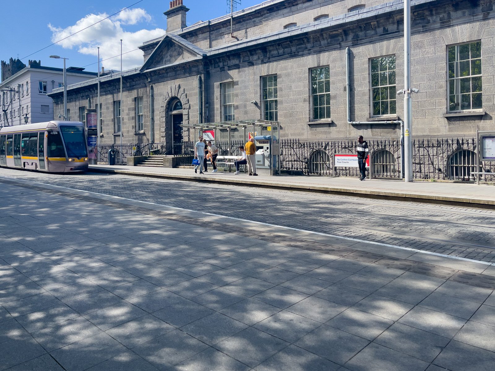 THE LUAS FOUR COURTS TRAM STOP [THERE IS MUCH TO BE SEEN HERE]-234100-1