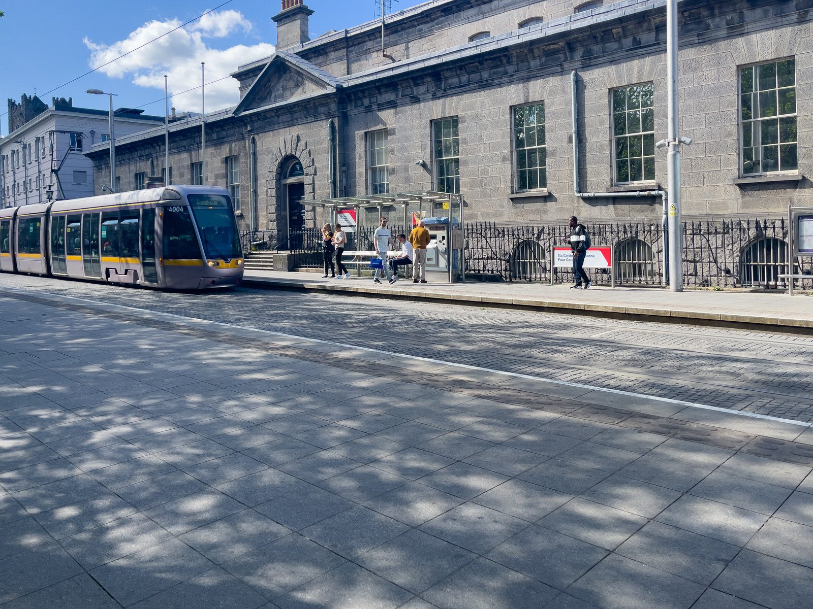 THE LUAS FOUR COURTS TRAM STOP [THERE IS MUCH TO BE SEEN HERE]-234101-1