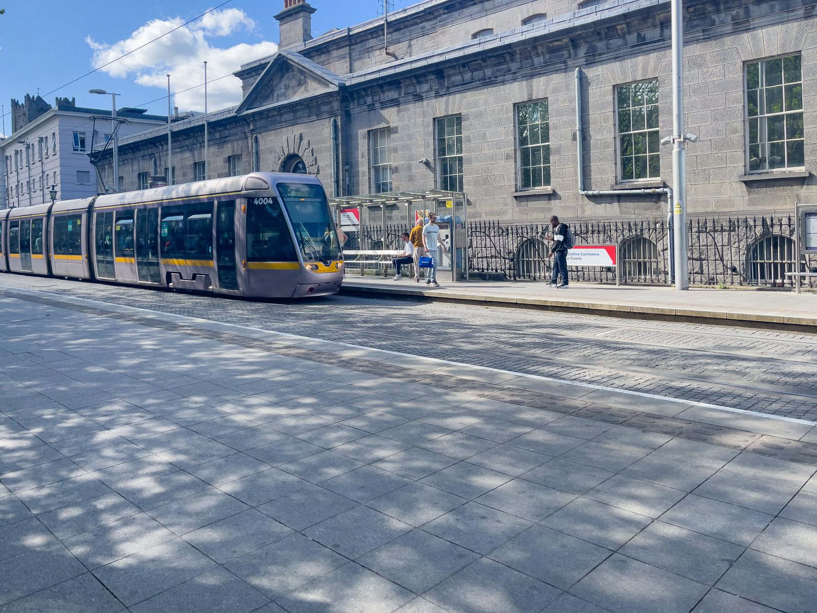 THE LUAS FOUR COURTS TRAM STOP [THERE IS MUCH TO BE SEEN HERE]-234102-1