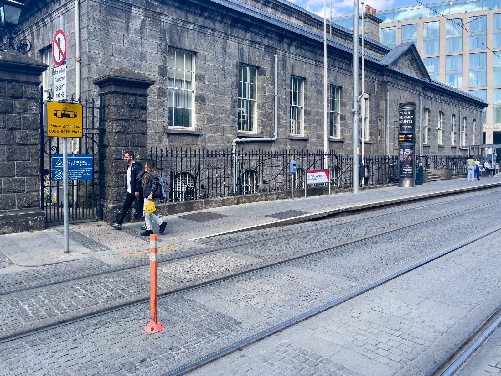 THE LUAS FOUR COURTS TRAM STOP [THERE IS MUCH TO BE SEEN HERE]-234115-1