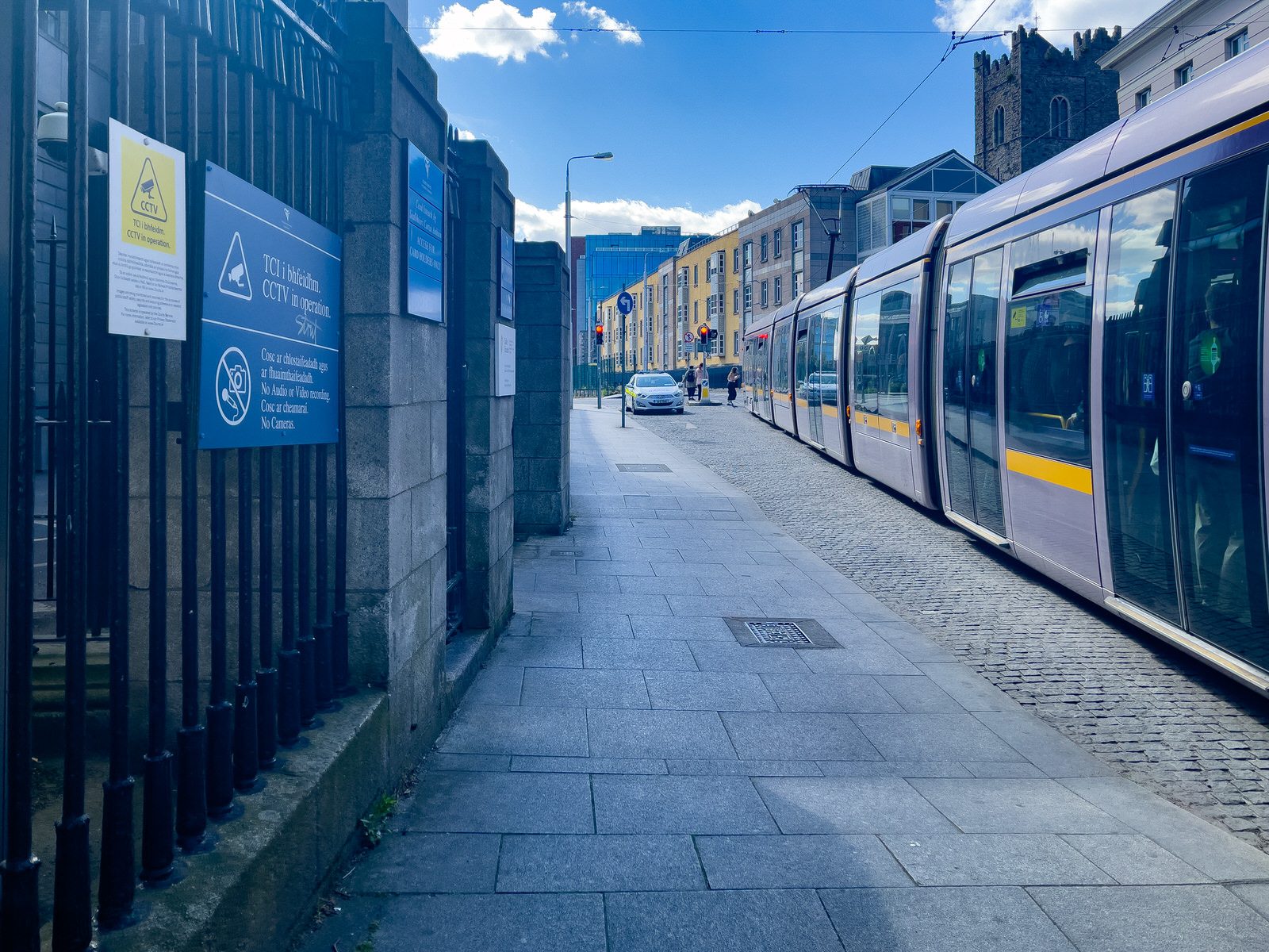 THE LUAS FOUR COURTS TRAM STOP [THERE IS MUCH TO BE SEEN HERE]-234124-1