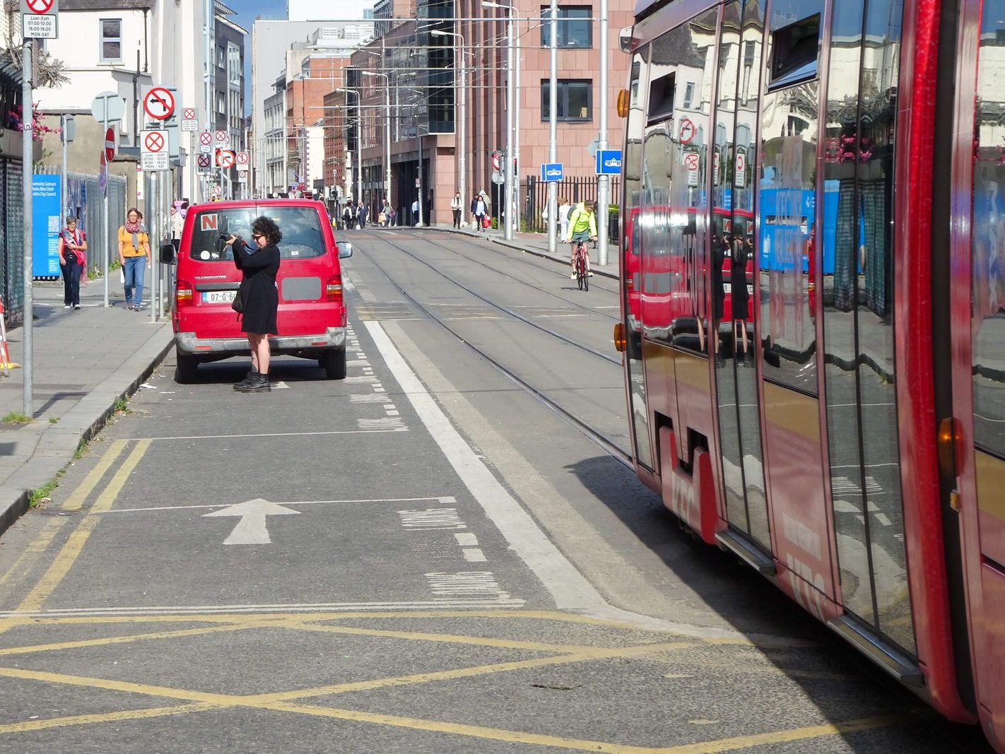 A VERY DISTINCTIVE RED TRAM PROMOTING KFC [AN EXAMPLE OF FULL BODY ADVERTISING REFERRED TO AS WRAPPING]-236693-1