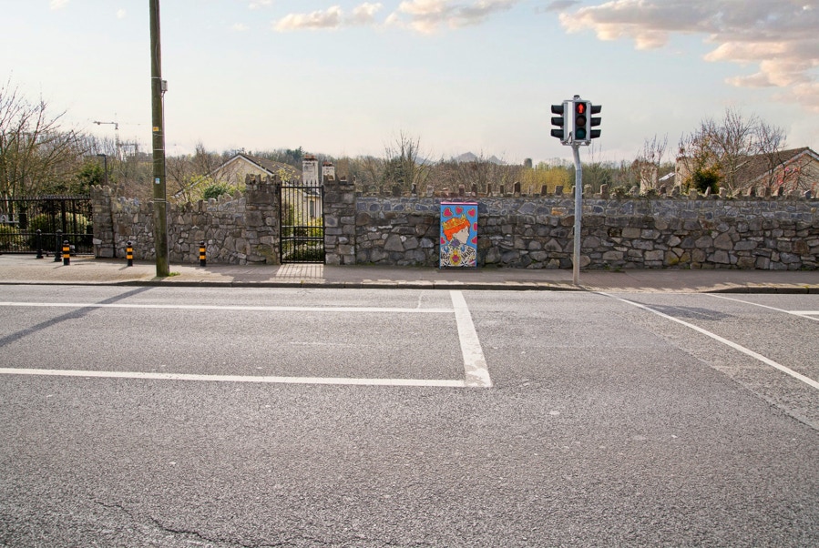 PAINT-A-BOX STREET ART BY ACIDSTARZART FROM BELFAST [TWO EXAMPLES IN CHAPELIZOD] 001