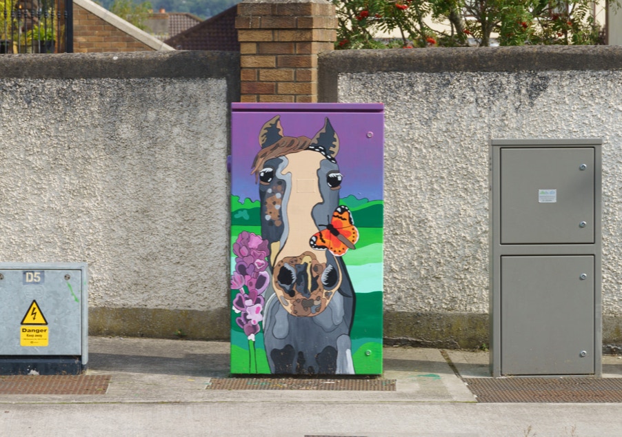 HORSE BY CAITLIN GRANT [PAINT-A-BOX STREET ART ON VALLEY DRIVE IN CHERRYWOOD]  001