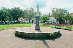MARIAN STATUE ERECTED IN 1955