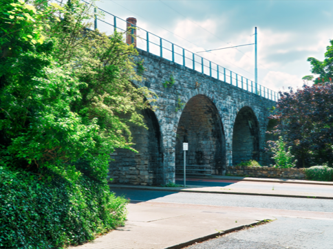 MILLTOWN AND THE NINE ARCHES BRIDGE [NEAR THE LUAS TRAM STOP]  001