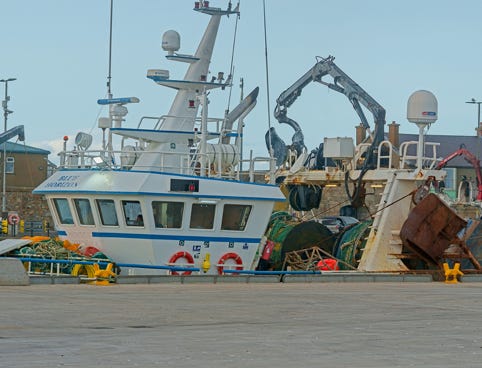 SOME OF THE TRAWLERS AT HOME IN HOWTH [THE BIGGER BOATS] 001