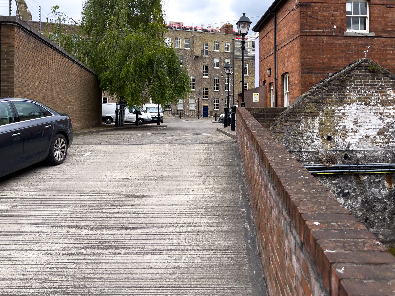 SHIP STREET GATE AREA INSIDE THE WALLS OF DUBLIN CASTLE [MUCH OF THIS STREET IS PARALLEL TO GREAT SHIP STREET]-243985-1