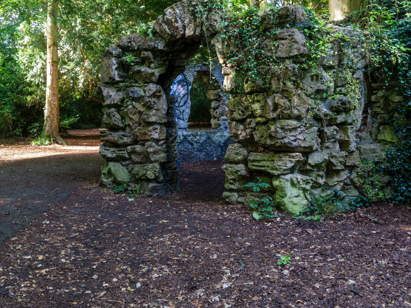 THE SHELL HOUSE [A OLD FOLLY AT BUSHY PARK]-243812-1