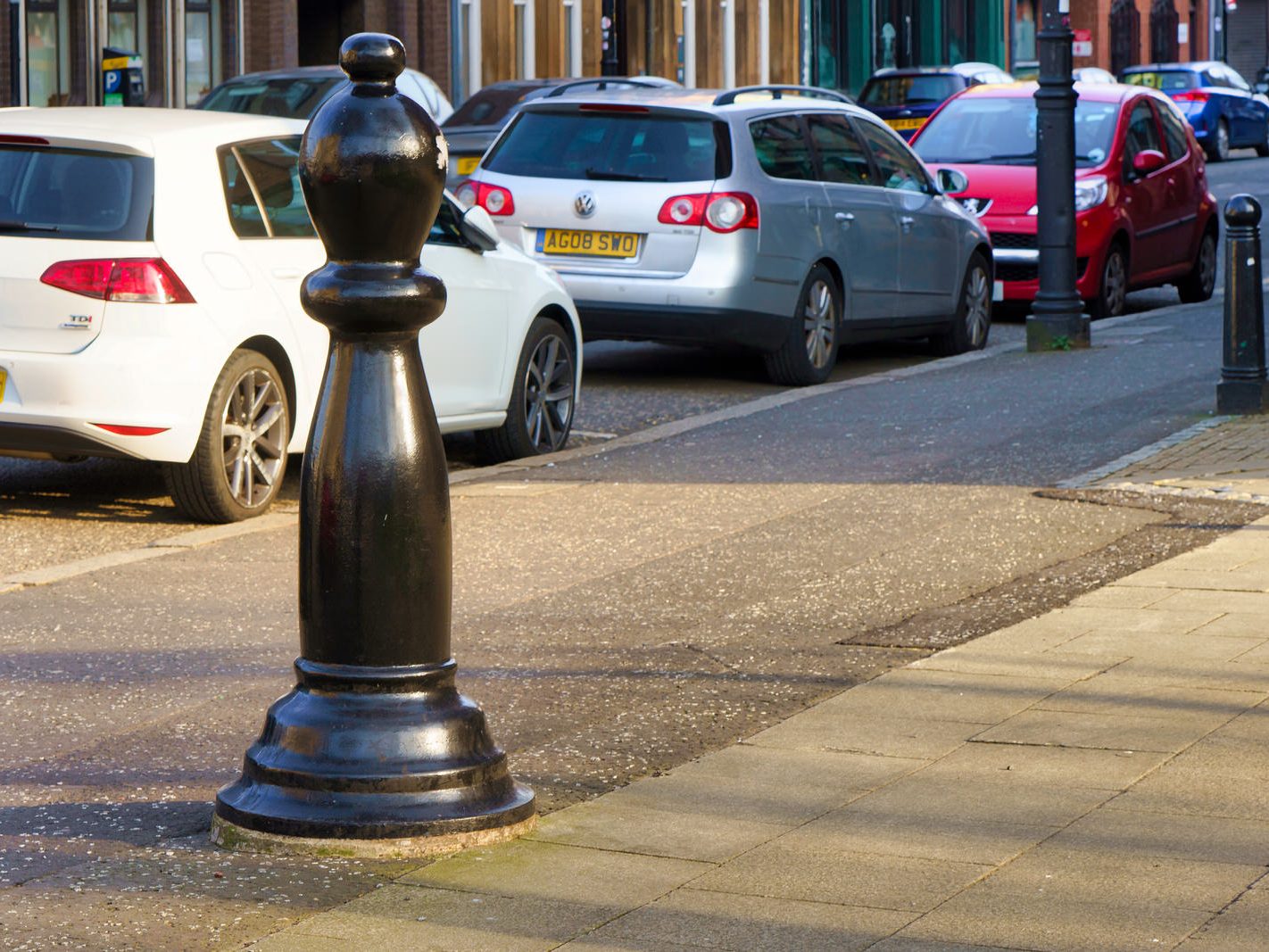 A PAWN VISITING DONEGALL STREET IN BELFAST