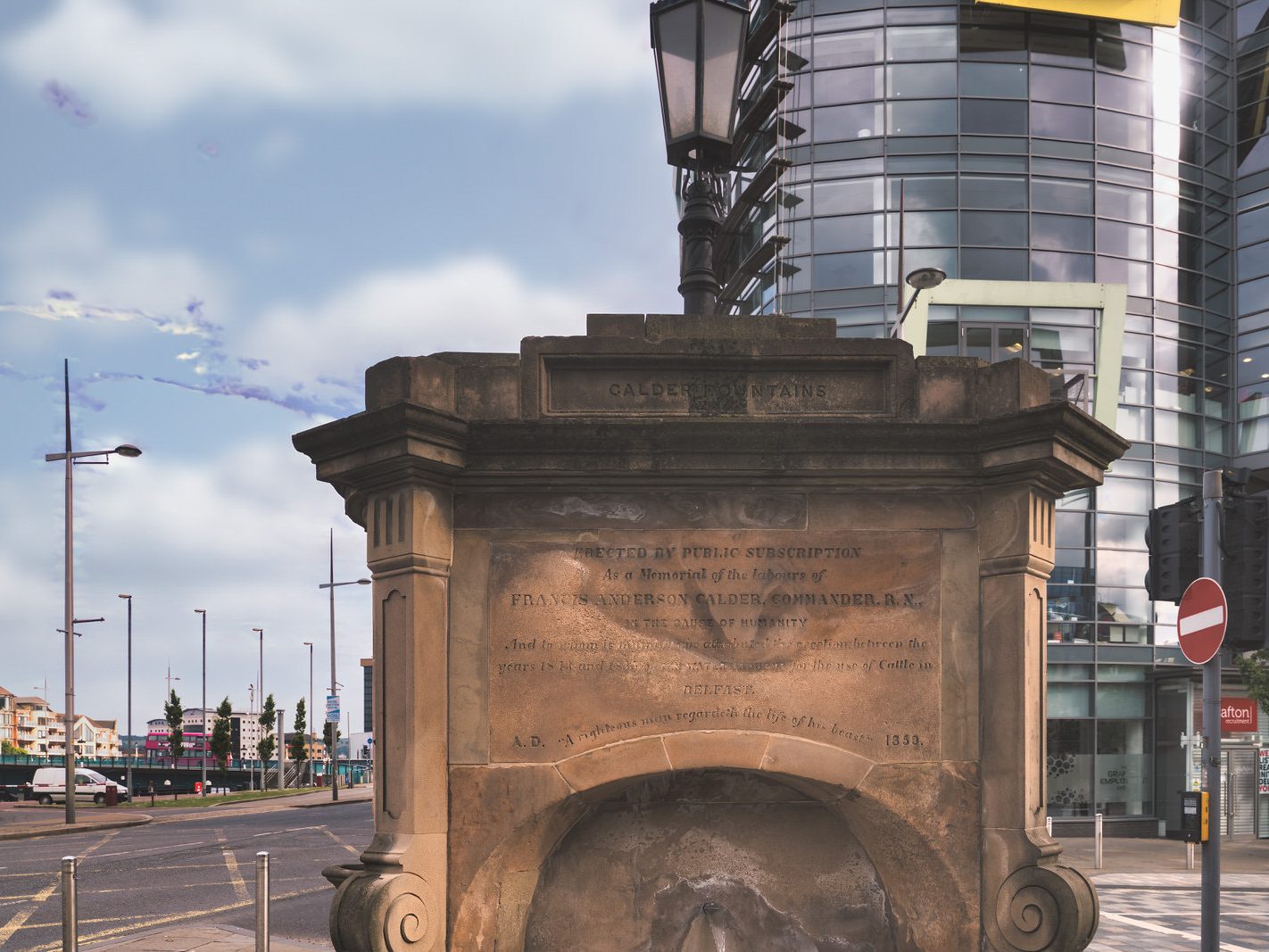 HISTORIC CALDER FOUNTAIN [LOCATED AT CUSTOM HOUSE SQUARE IN BELFAST]-224635-1