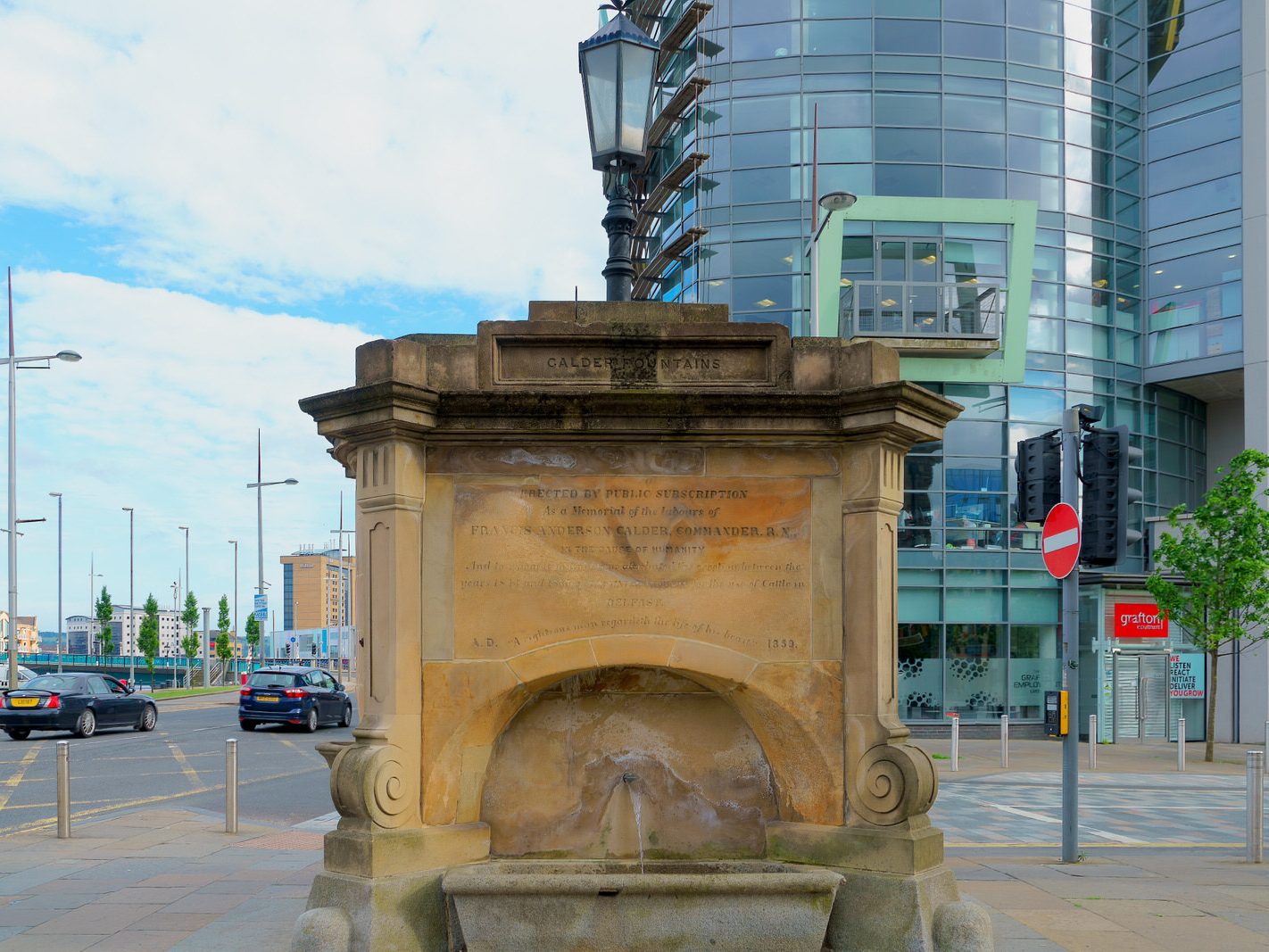 HISTORIC CALDER FOUNTAIN [LOCATED AT CUSTOM HOUSE SQUARE IN BELFAST]-224636-1