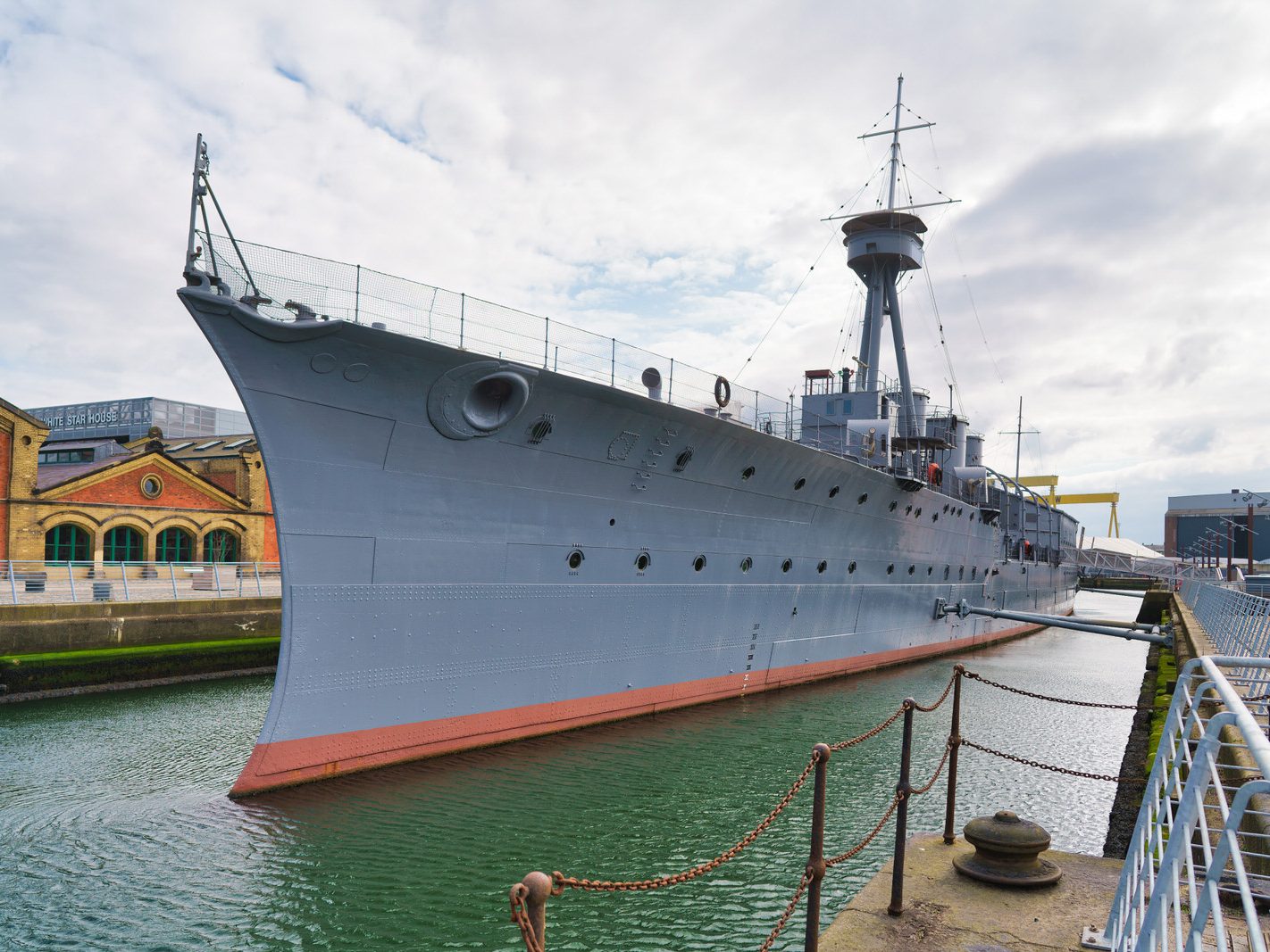 HMS CAROLINE IS AN ATTRACTIVE SHIP [NOW A MUSEUM SHIP AT ALEXANDRA DOCK IN BELFAST]-224596-1