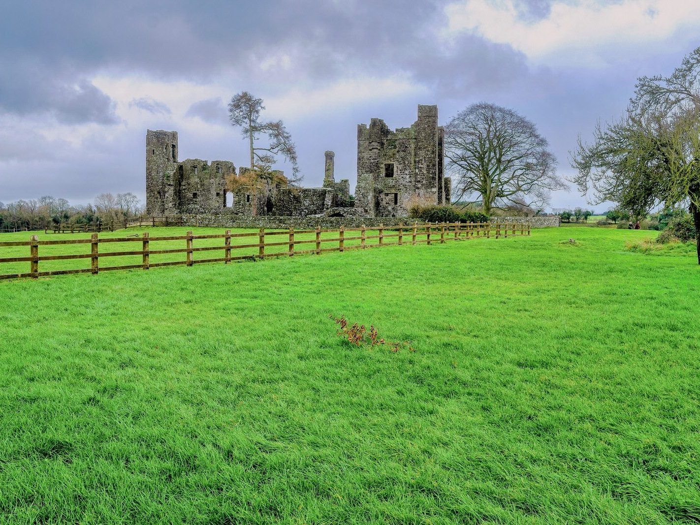 BECTIVE ABBEY WHICH I VISITED LAST CHRISTMAS [THERE WERE NO OTHER VISITORS AS IT WAS A VERY WET DAY]--225205-1