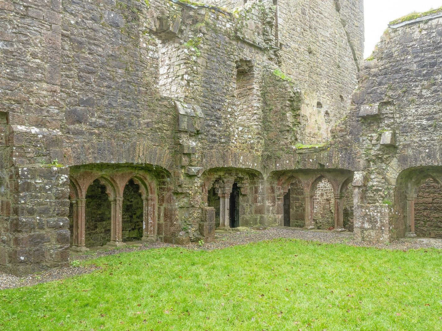 BECTIVE ABBEY WHICH I VISITED LAST CHRISTMAS [THERE WERE NO OTHER VISITORS AS IT WAS A VERY WET DAY]--225223-1