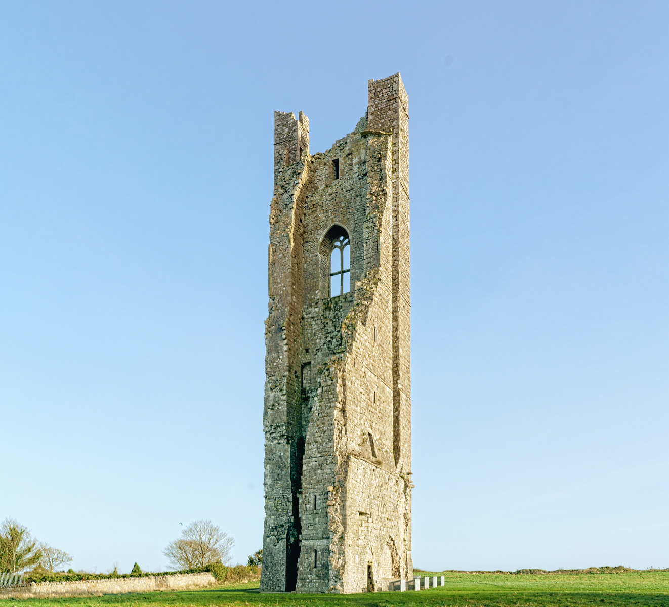 THIS IS ALL THAT REMAINS OF ST MARYS ABBEY IN TRIM COUNTY MEATH