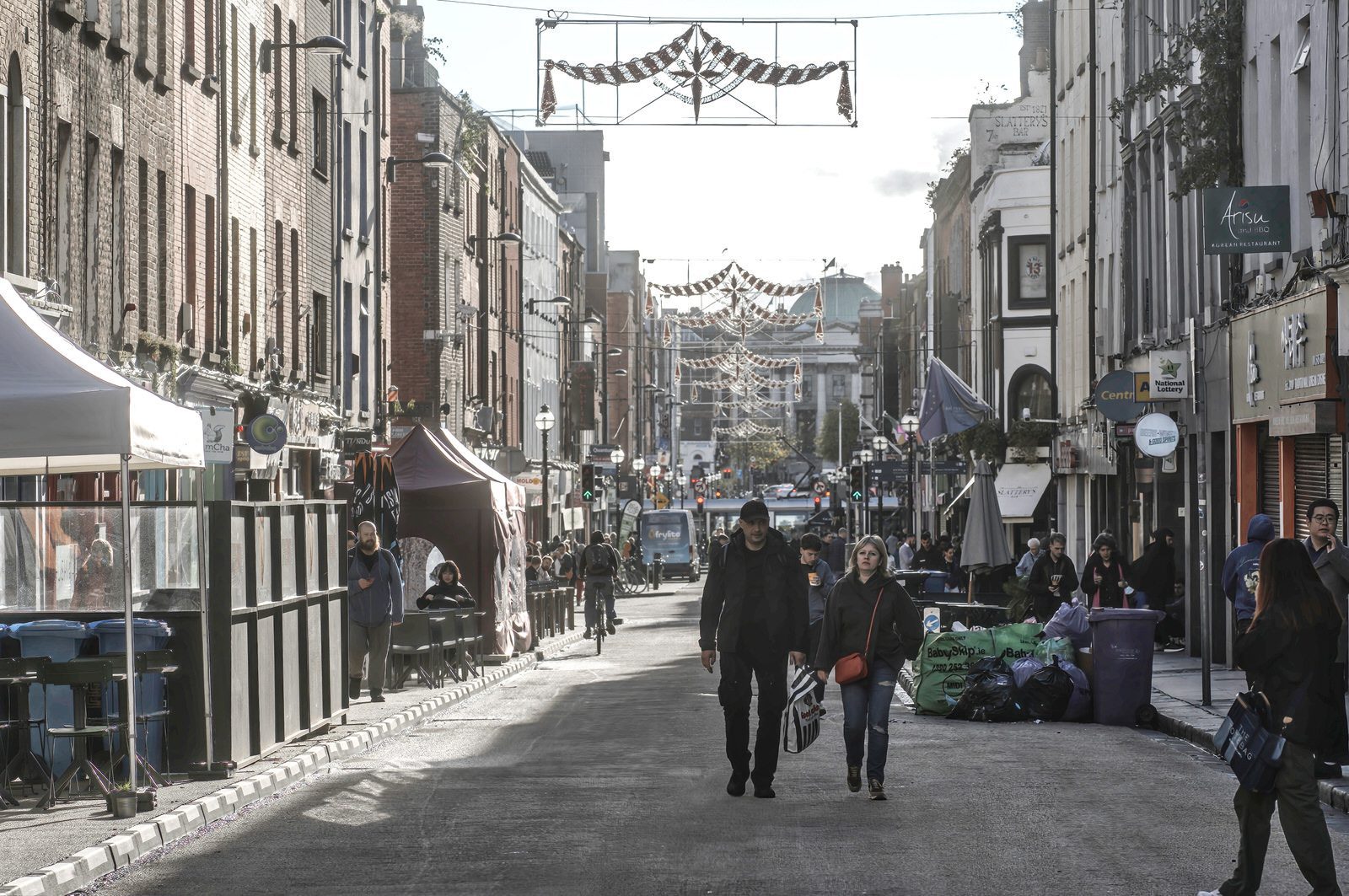 YOU MIGHT NOTICE THE CHRISTMAS DECORATIONS ON CAPEL STREET 014