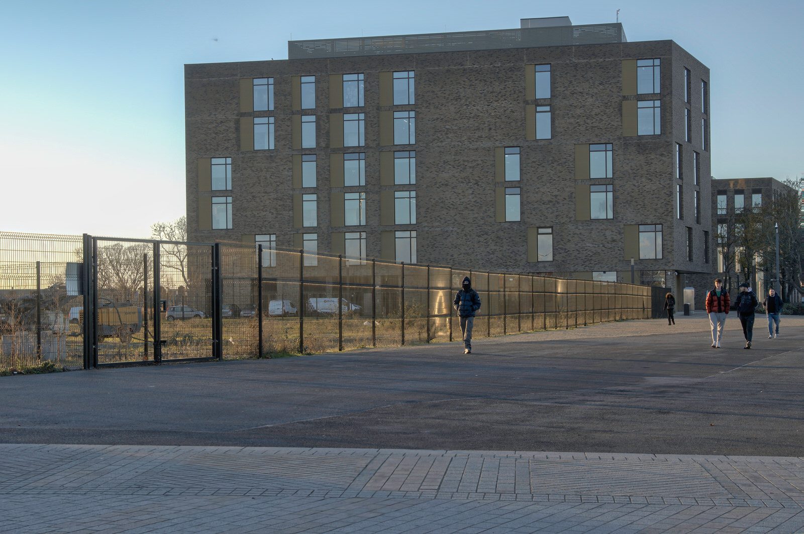 A SUNNY BUT VERY COLD DAY AT THE GRANGEGORMAN UNIVERSITY CAMPUS 051