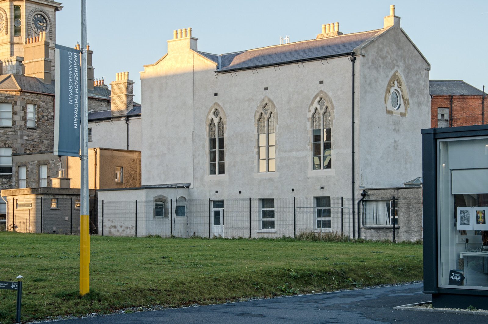 A SUNNY BUT VERY COLD DAY AT THE GRANGEGORMAN UNIVERSITY CAMPUS 048