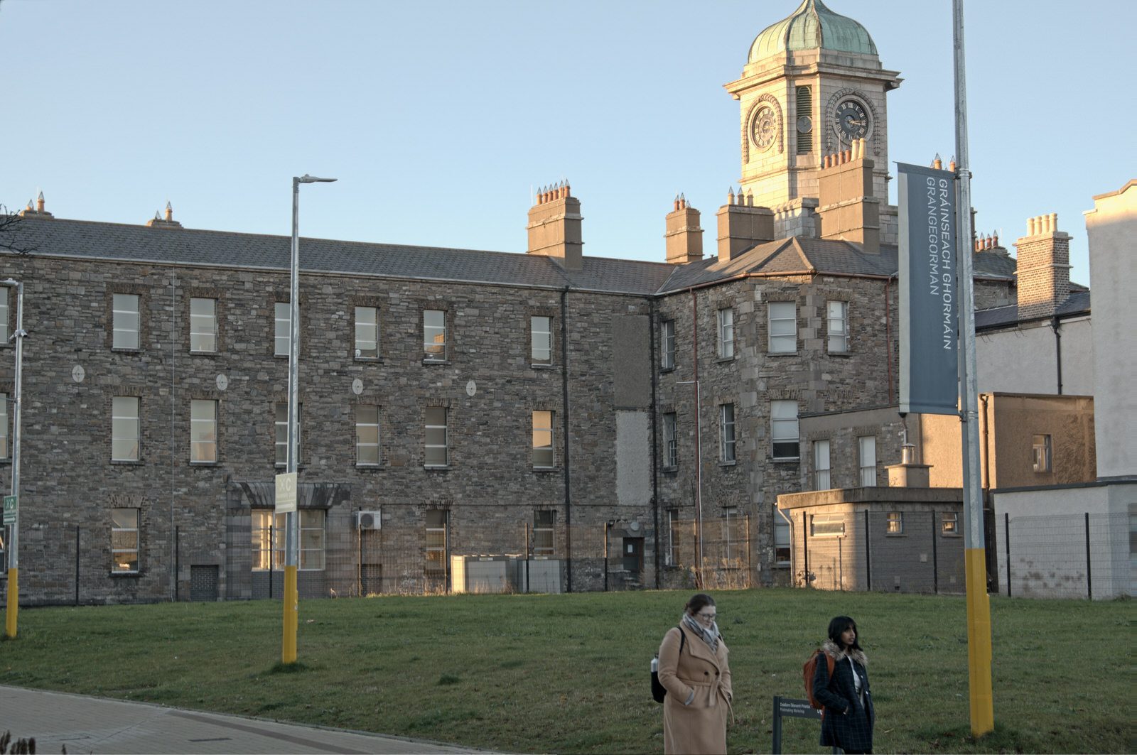 A SUNNY BUT VERY COLD DAY AT THE GRANGEGORMAN UNIVERSITY CAMPUS 041