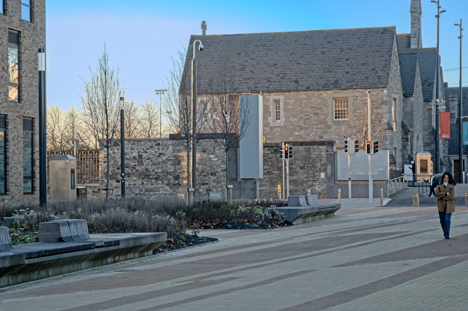 A SUNNY BUT VERY COLD DAY AT THE GRANGEGORMAN UNIVERSITY CAMPUS 043