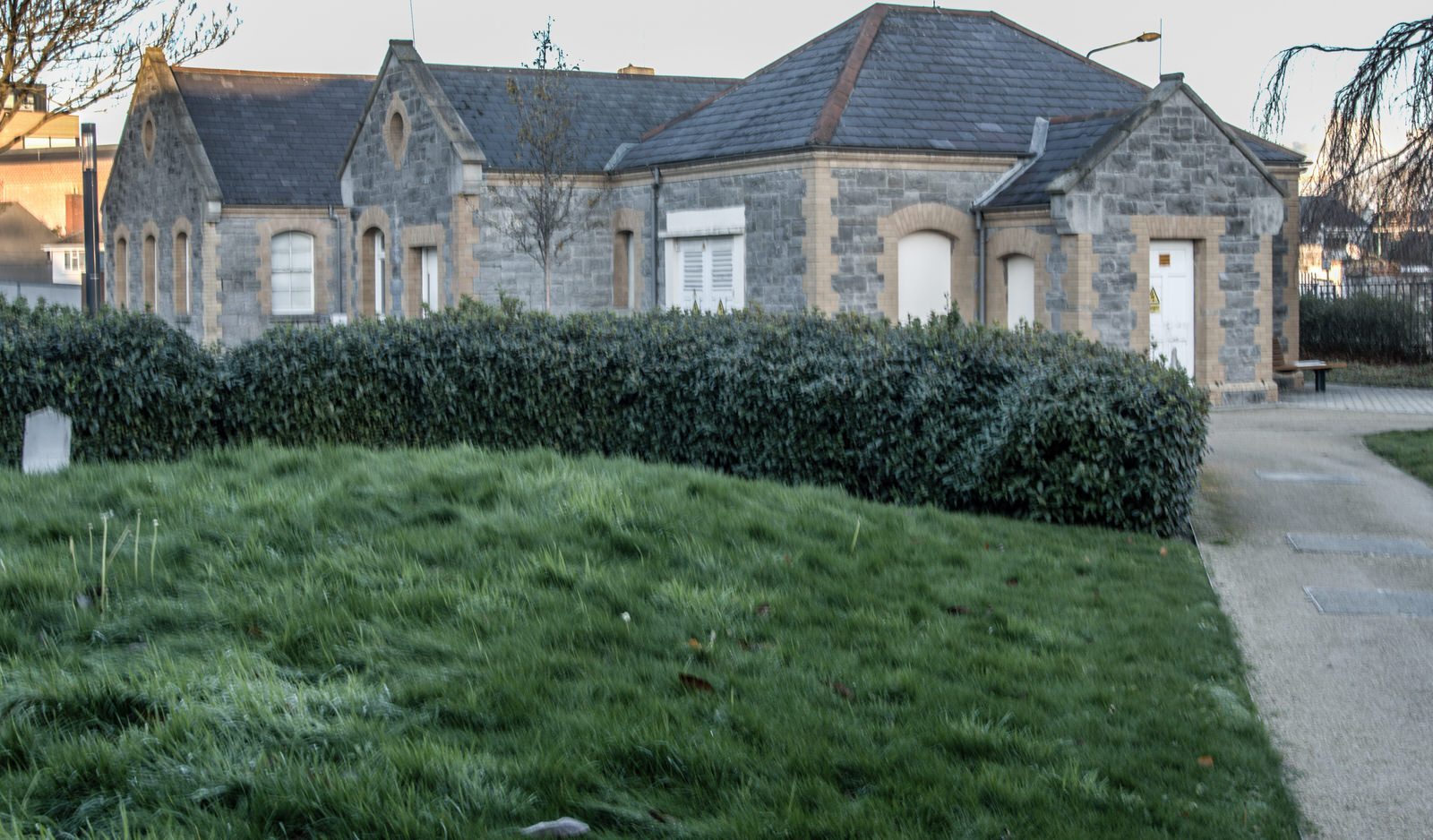 A SUNNY BUT VERY COLD DAY AT THE GRANGEGORMAN UNIVERSITY CAMPUS 032