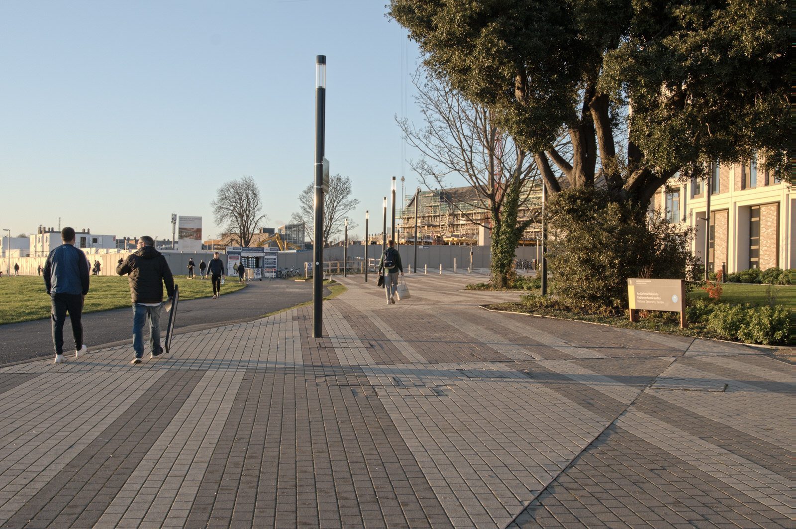 A SUNNY BUT VERY COLD DAY AT THE GRANGEGORMAN UNIVERSITY CAMPUS 029