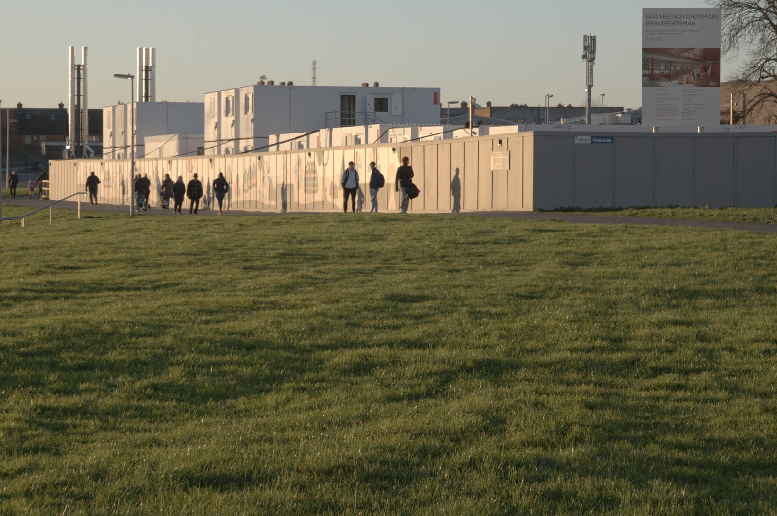 A SUNNY BUT VERY COLD DAY AT THE GRANGEGORMAN UNIVERSITY CAMPUS 031