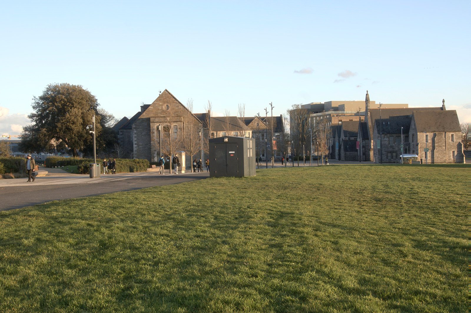 A SUNNY BUT VERY COLD DAY AT THE GRANGEGORMAN UNIVERSITY CAMPUS 025