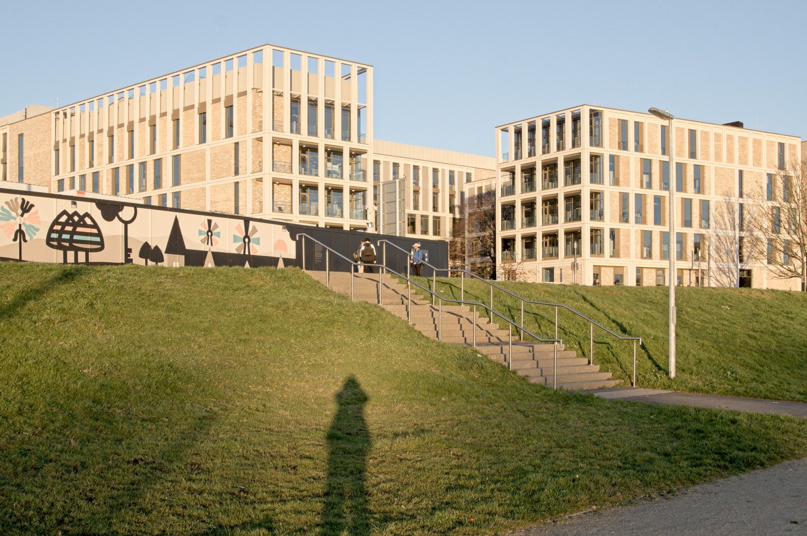 A SUNNY BUT VERY COLD DAY AT THE GRANGEGORMAN UNIVERSITY CAMPUS 017